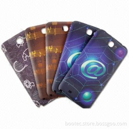 Soft-touch Effect Mobile Phone Cases with a pattern on the back to extremely delicate for touching
